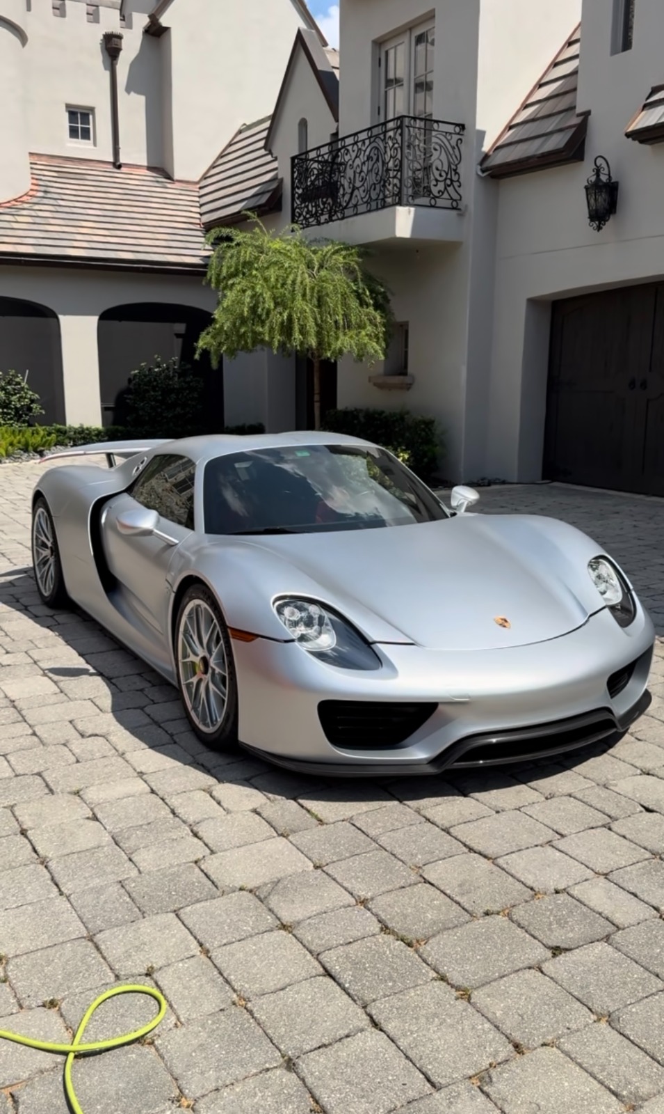 Porsche 918 Spyder front, mobile detailing Orlando