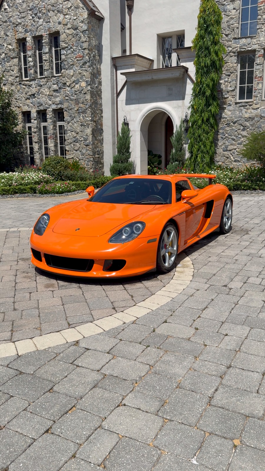 Orange Porsche Carrera GT after paint correction
