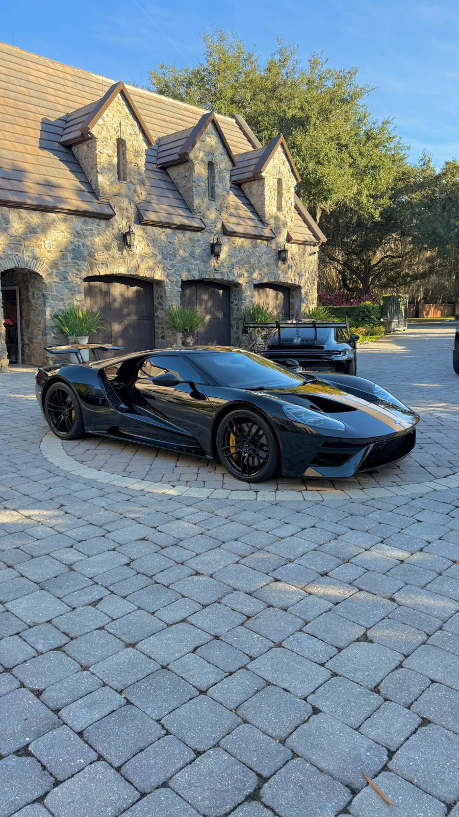 Black Ford GT protected by Vanguard Detail in Orlando